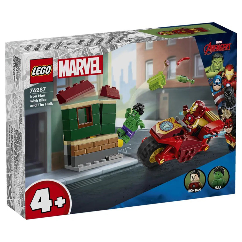 Lego76287 Lego Super Heroes Iron Man With Bike & The Hulkpapell.gr